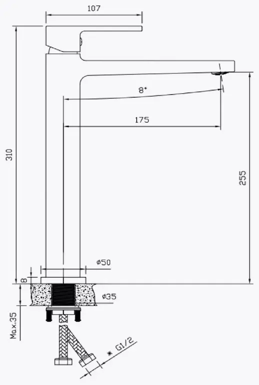 Смеситель Belz White House BELZ B11658-5, латунь, цвет золотой купить,NaN