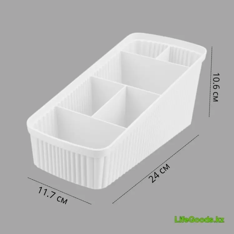 LifeGoods.kz органайзер универсальный 24x11.7x10.6 см, пластик - ForteMarket LifeGoods.kz органайзер универсальный 24x11.7x10.6 см, пластик купить,NaN