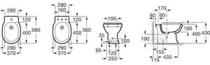 Roca биде Carmen 73570A4000, санфаянс купить,NaN