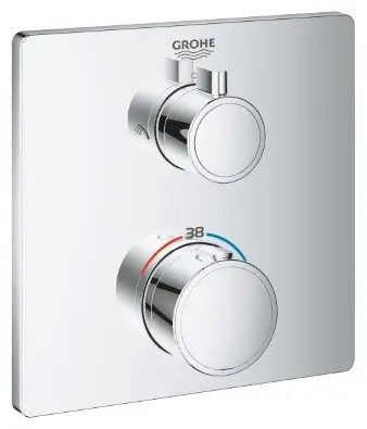 Смеситель для душа Grohe Grohtherm 24079000, латунь, цвет хром купить,NaN