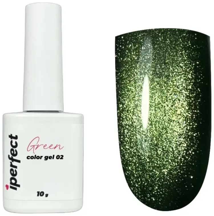Iperfect гель-лак Green color gel 02 камуфлирующее 10 мл купить,NaN