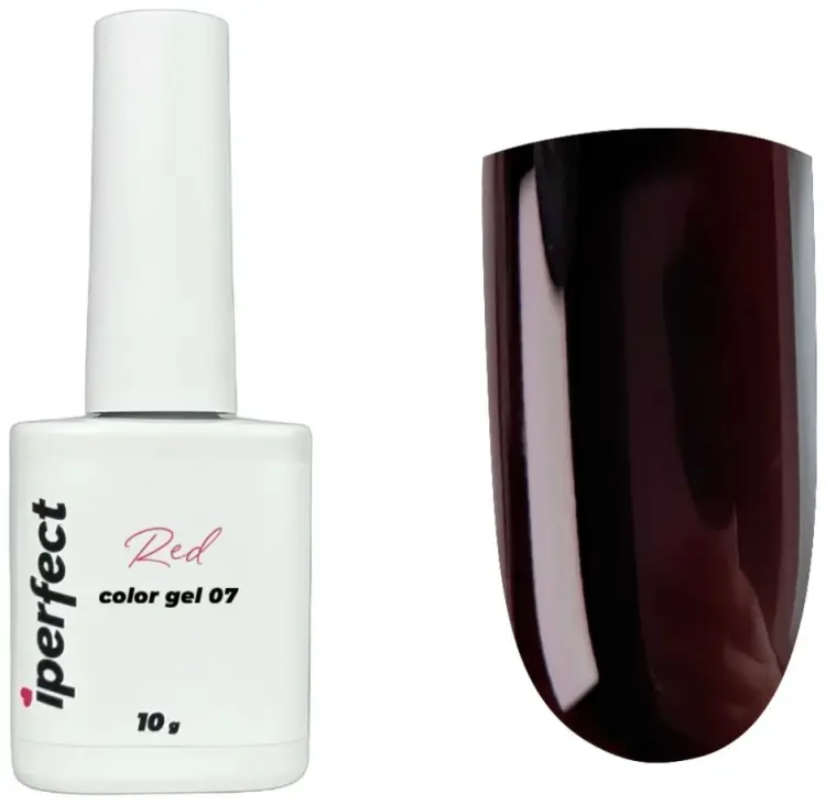 Iperfect гель-лак Red Color gel 07 камуфлирующее 10 мл купить,NaN
