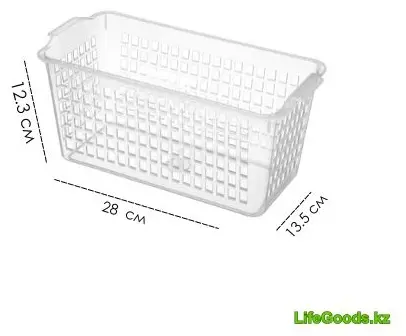 LifeGoods.kz ящик универсальный 28x13.5x12.3 см, пластик купить,NaN