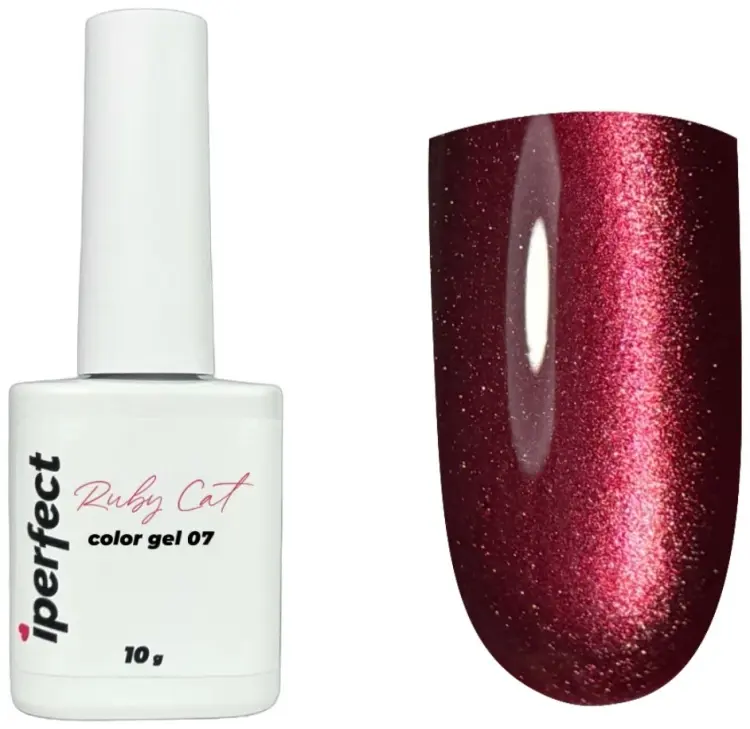 Iperfect гель-лак Ruby cat color gel 07 камуфлирующее 10 мл купить,NaN