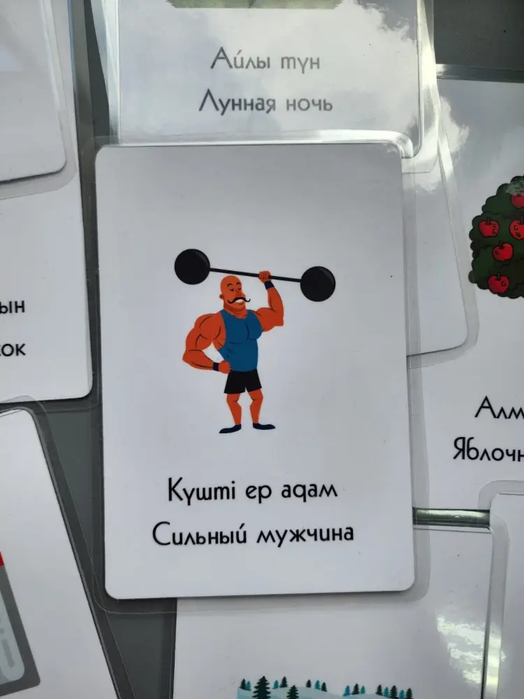 Обучающий набор Обучающий набор Карточки на двух языках Прилагательные купить,NaN