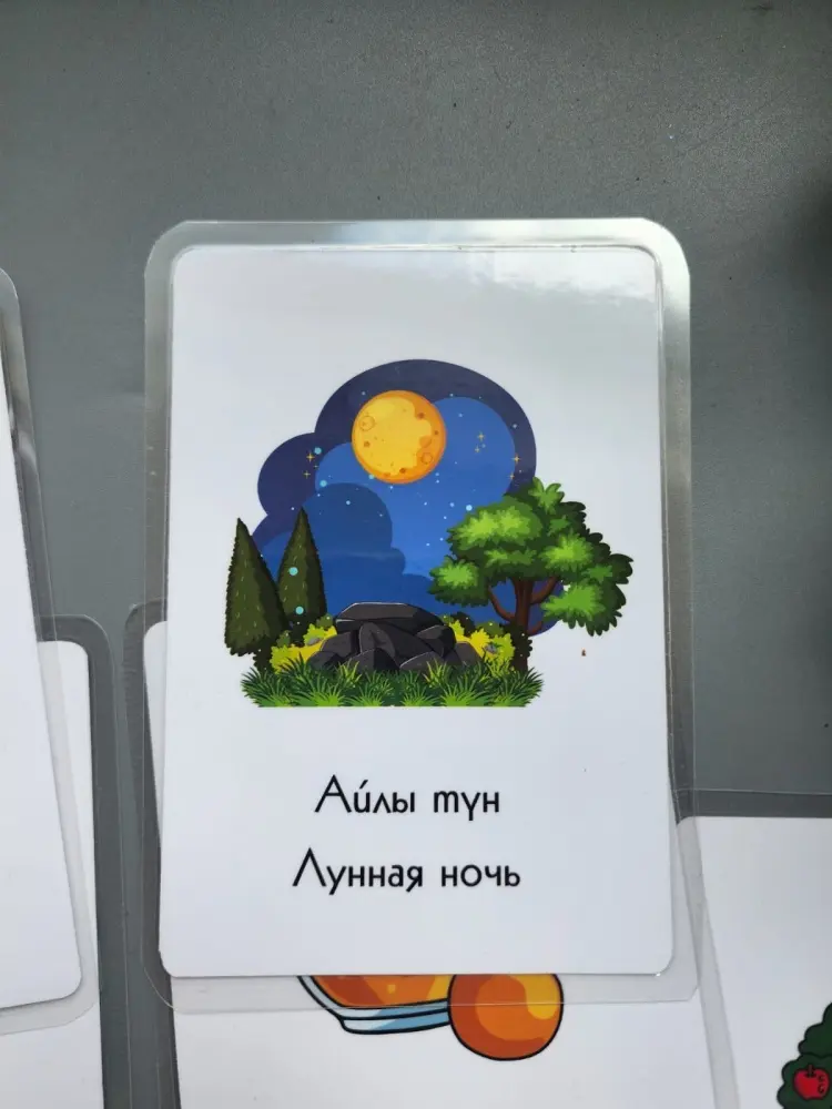 Обучающий набор Обучающий набор Карточки на двух языках Прилагательные купить,NaN