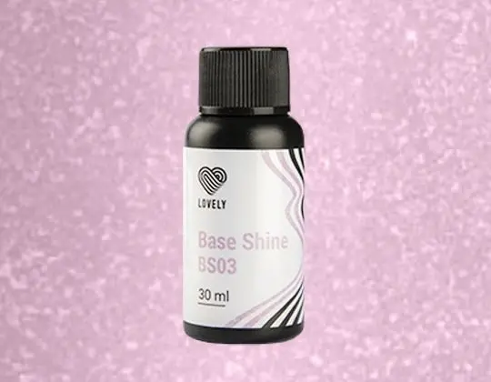 Lovely базовое покрытие Base Shine BS03 глянцевое 30 мл купить,NaN