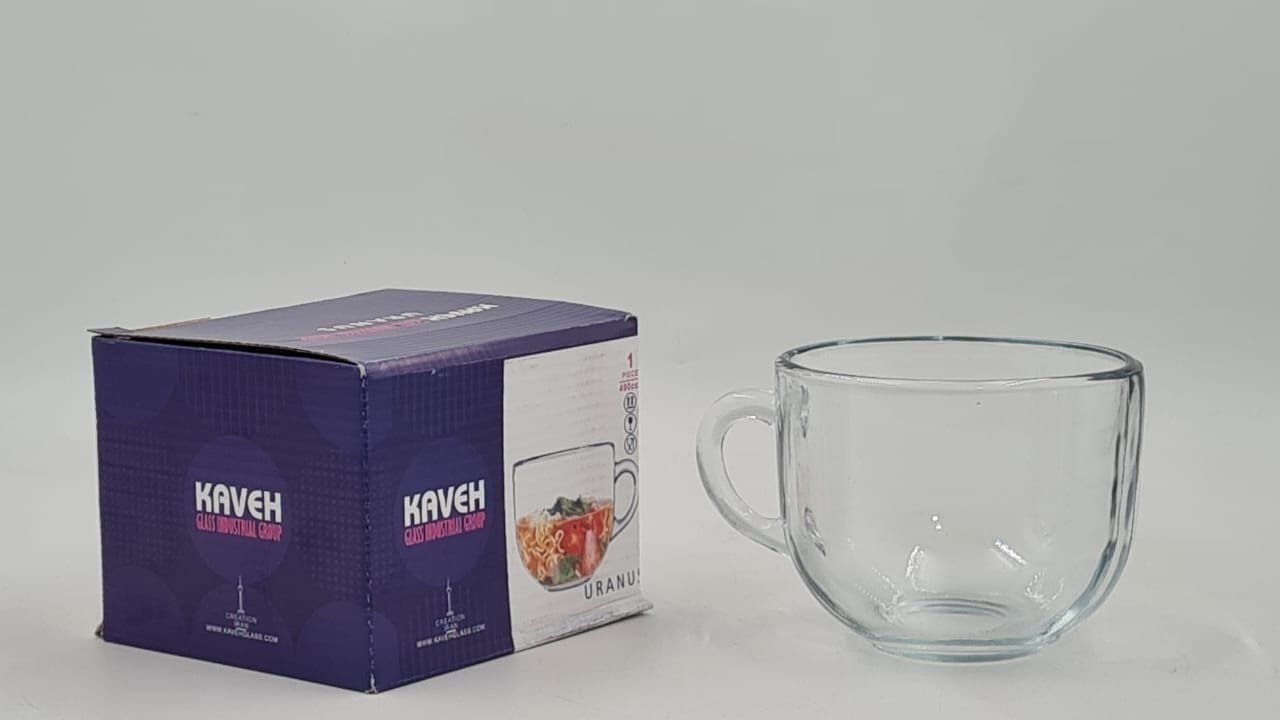Кружка KAVEH отсутствует, 450 мл, закаленное стекло, 1 шт. купить,NaN