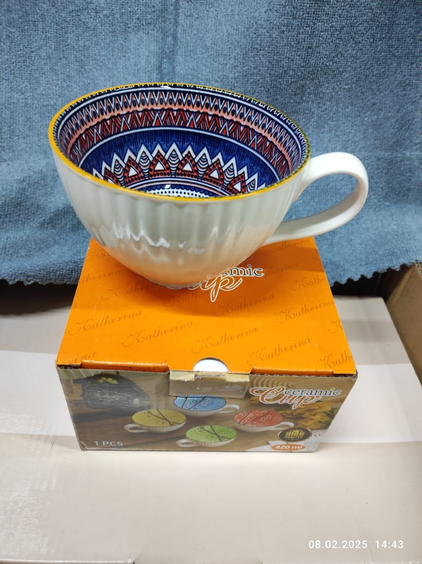 Кружка Katherina «Искусство», , керамика, 1 шт. купить,NaN