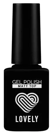 Lovely верхнее покрытие Matte top прозрачный матовое 12 мл купить,NaN