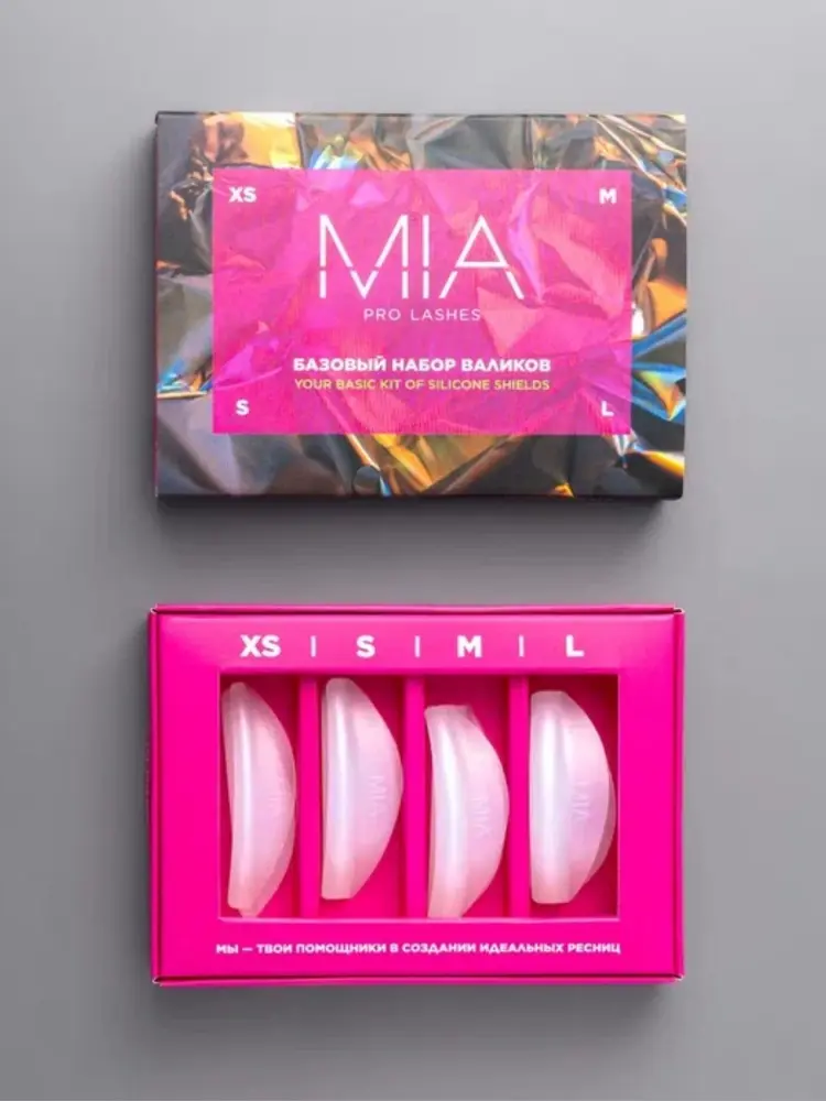 Валики для ламинирования ресниц MIA PRO LASHES перламутровые 8 шт купить,NaN
