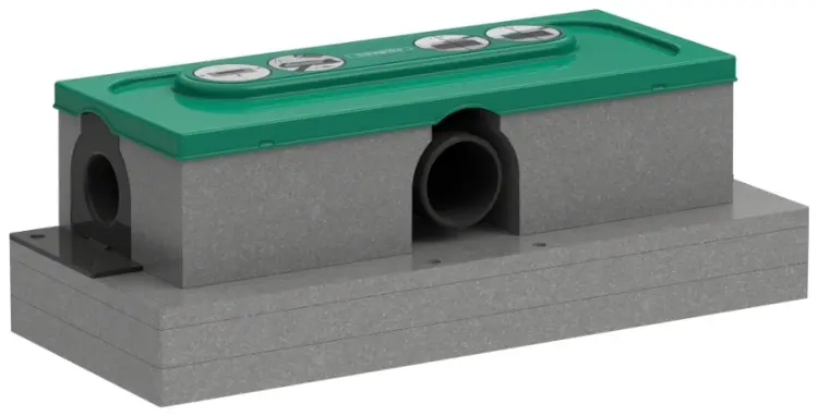 Hansgrohe трап uBox Universal 01001180 cкрытая монтажная часть для трапа (33.9х13.4 см) купить,NaN
