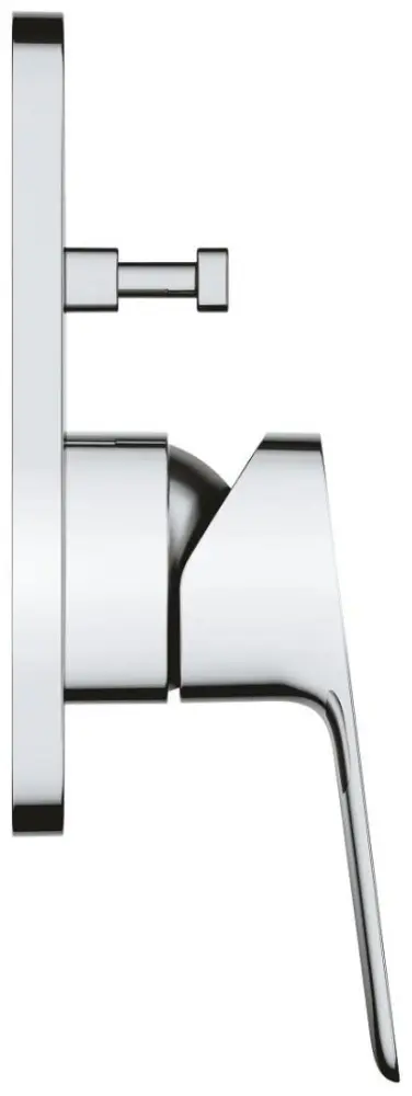 Смеситель для ванны Grohe Смеситель однорычажный скрытого монтажа для ванны GROHE Cubeo, с переключателем на 2 положения, хром (1017780000), латунь, цвет хром купить,NaN