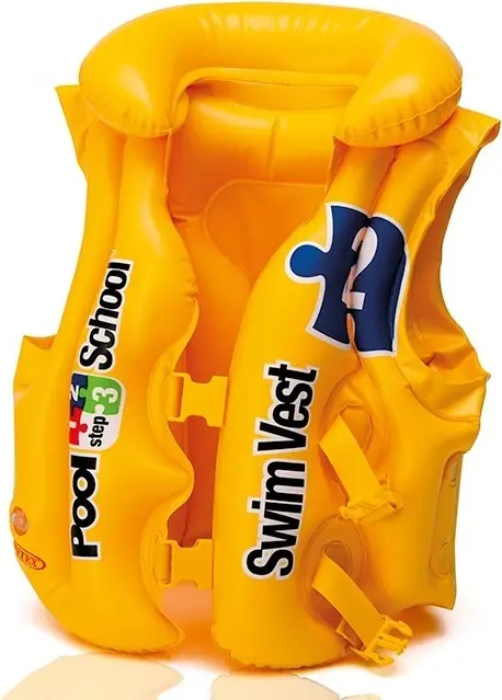 Intex жилет Pool School Deluxe 58660EU желтый купить,NaN