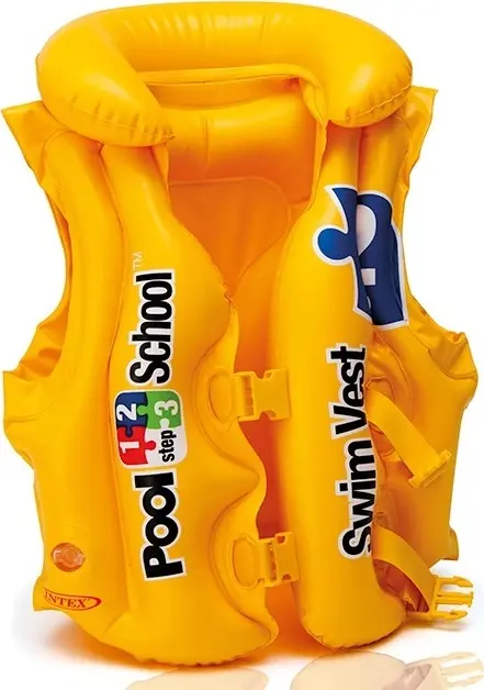 Intex жилет Pool School Deluxe 58660EU желтый купить,NaN