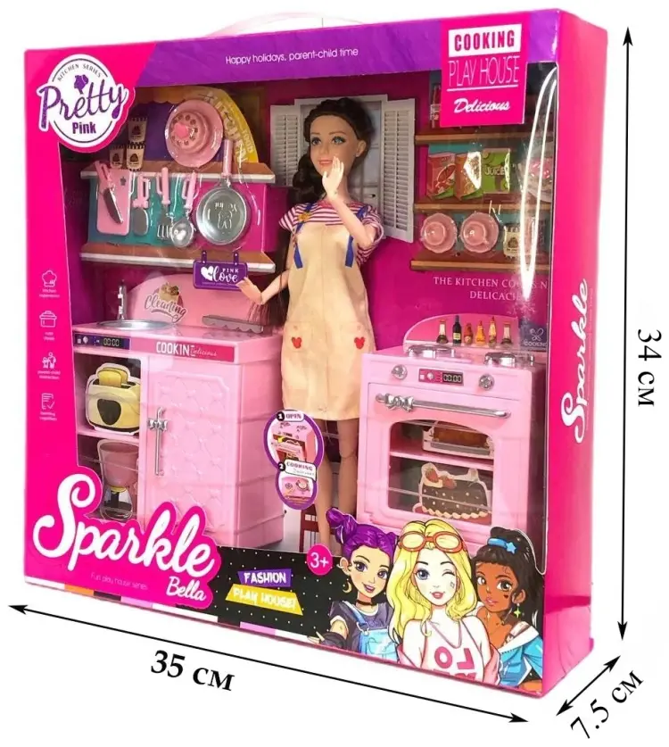 Кукла-модель Sparkle Bella 30 см купить,NaN