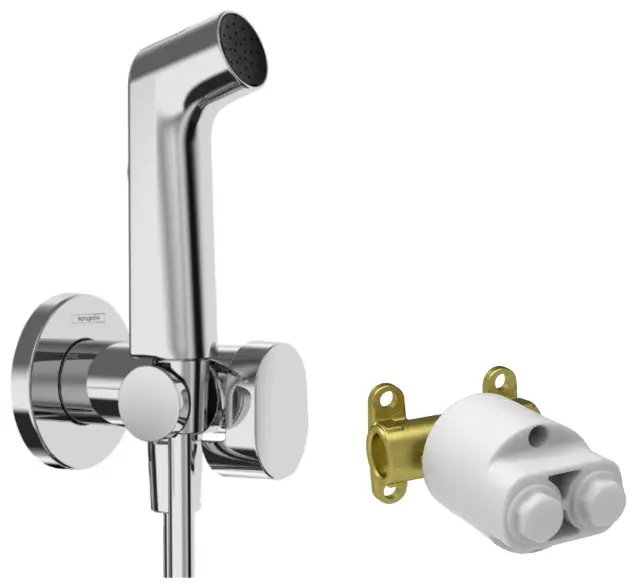 Hansgrohe гигиенический душ S 1 jet EcoSmart+ с монтажной частью (29232000), абс-пластик купить,NaN