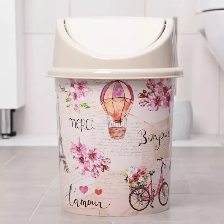 Мусорное ведро VIOLET с крышкой Violet 4 л купить,NaN