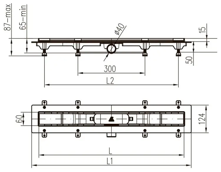 MCH трап CH750/50HC (6 х 75 см) купить,NaN
