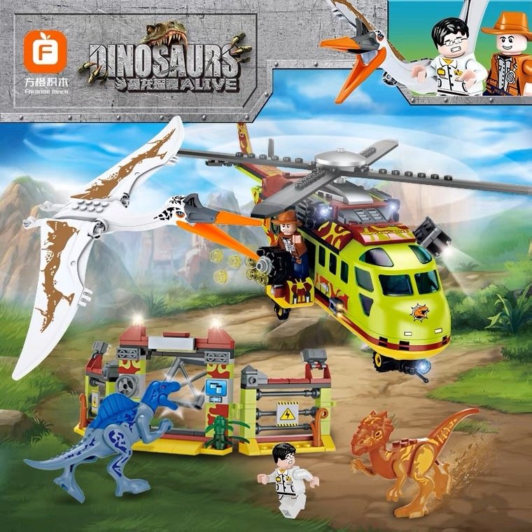 Конструктор MY WORLD Dinosaur alive FC3726, деталей 582 шт купить,NaN