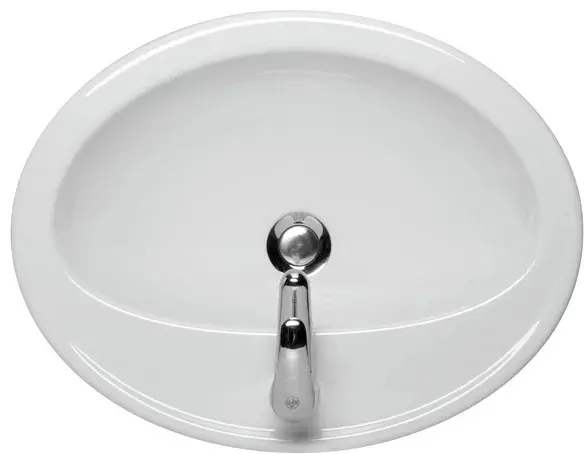 Раковина Cersanit Calla 54 врезная овальная 53.50х41 см, фаянс купить,NaN