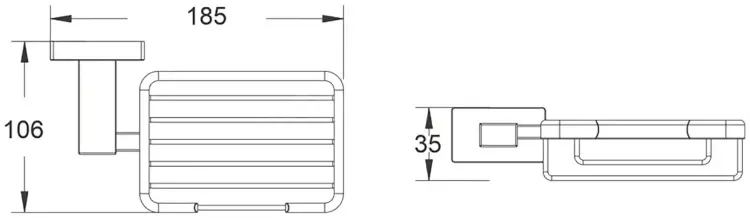 Мыльница White House BELZ B90402-1 1 шт, нержавеющая сталь купить,NaN