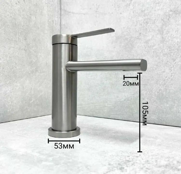 Смеситель Belz White House BELZ B10813-3, нержавеющая сталь, цвет стальной купить,NaN