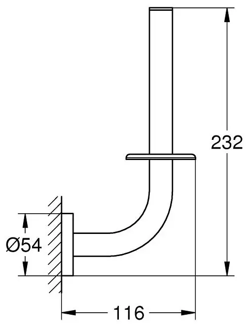 Grohe держатель 40385001 1 шт, металл купить,NaN