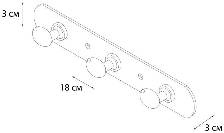 FIXSEN набор крючков FX-1413 1 шт, латунь купить,NaN