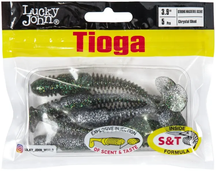 Мягкая приманка Lucky John Tioga 3.9 140104-Z11 5 шт 100 мм Z11