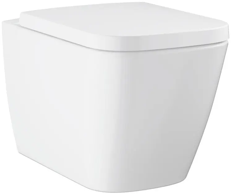 Унитаз подвесной с сиденьем, безободковый Grohe BauEdge Ceramic 106740SH00 купить,NaN