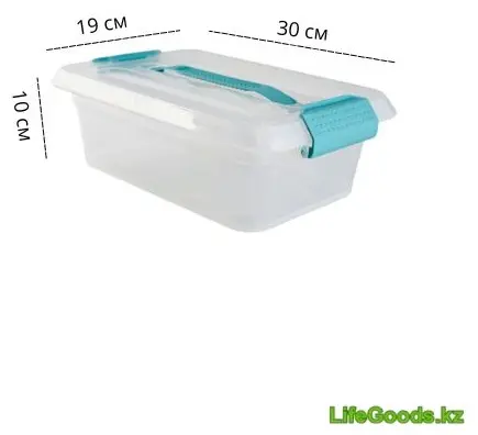 LifeGoods.kz контейнер универсальный 30x19x10 см, пластик купить,NaN