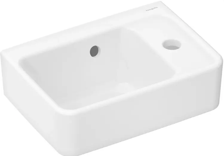 Раковина Hansgrohe White House Hansgrohe Xanuia Q 60129450 подвесная прямоугольная 36х25 см, фарфор