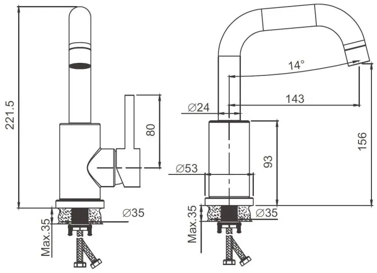 Смеситель Belz White House BELZ B10810-5, нержавеющая сталь, цвет золотой купить,NaN