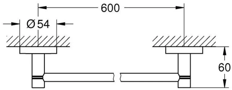 Grohe держатель 1022512430 1 шт, металл купить,NaN