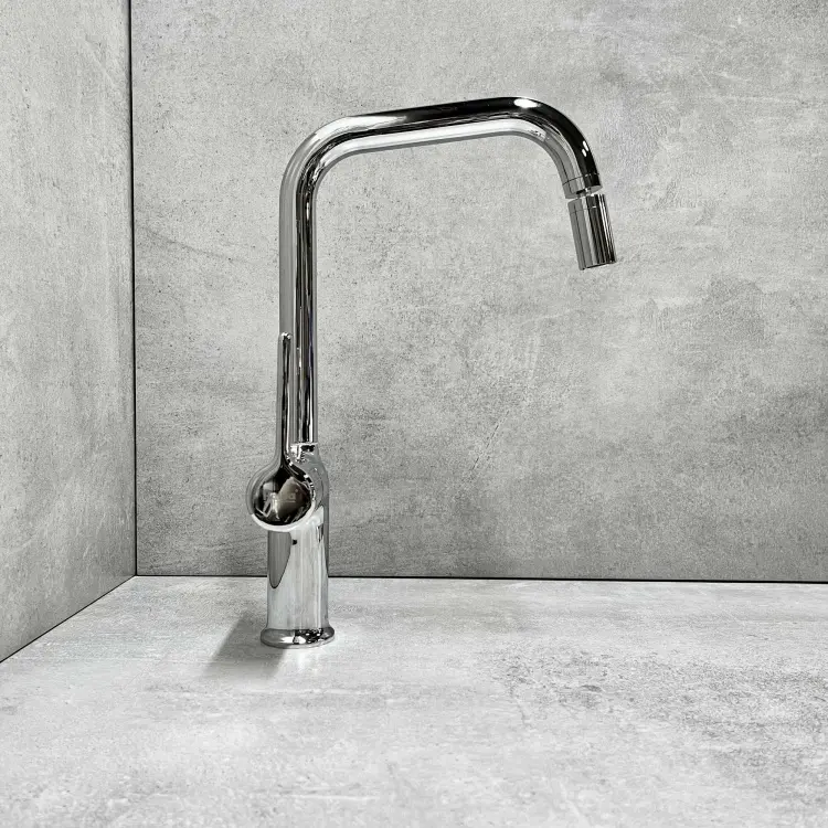 Смеситель для кухни Haiba HB70814, латунь, цвет хром купить,NaN