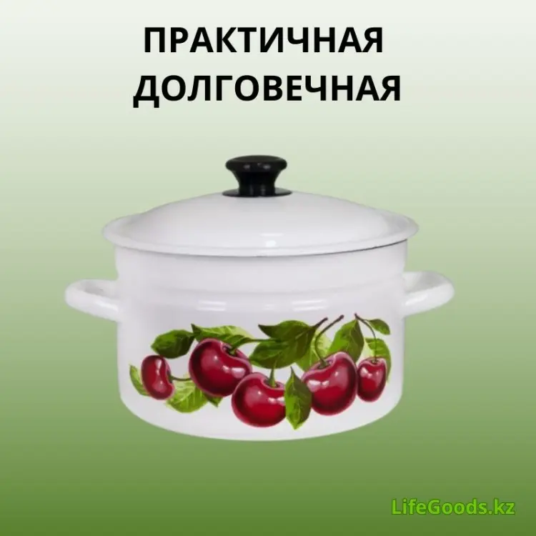 Кастрюля 4 л, LifeGoods.kz LG56145 нержавеющая сталь купить,NaN