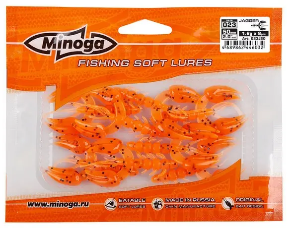 Мягкая приманка Minoga Jagger 2,0 8 шт 50 мм 023 купить,NaN