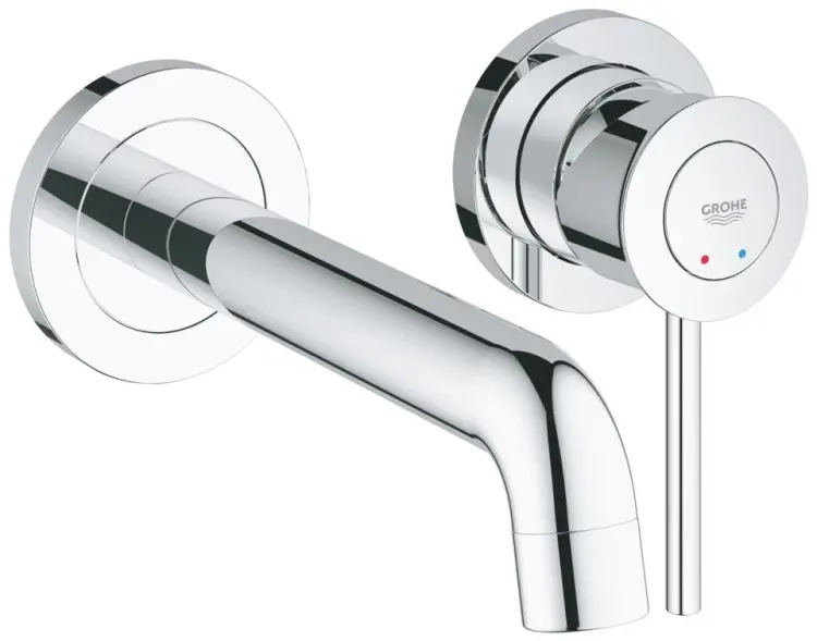 Смеситель для раковины (умывальника) Grohe BauClassic 2029200C в комплекте с монтажной частью, однозахватный купить,166400