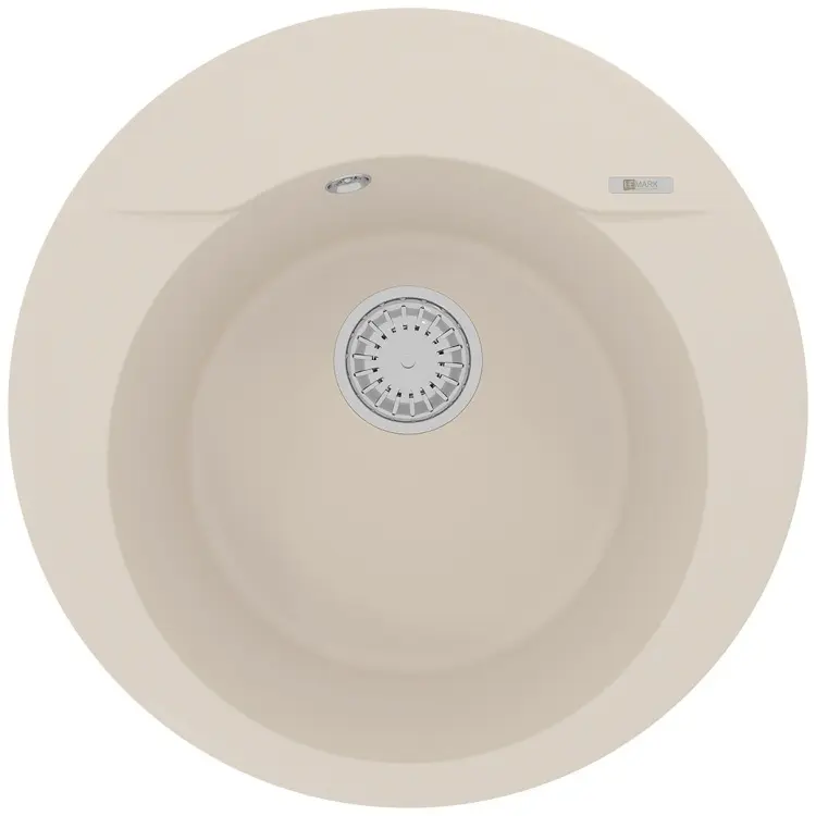 Кухонная мойка Lemark Sula 500 50х50х18 см, искусственный камень, тон шампань купить,NaN