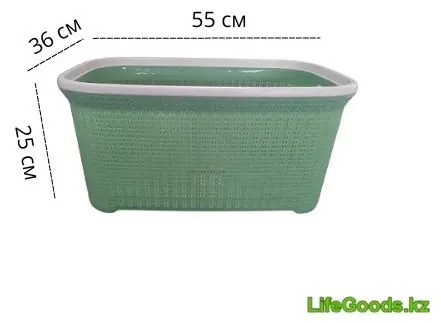 LifeGoods.kz корзина универсальная 55x36x25 см, пластик купить,NaN