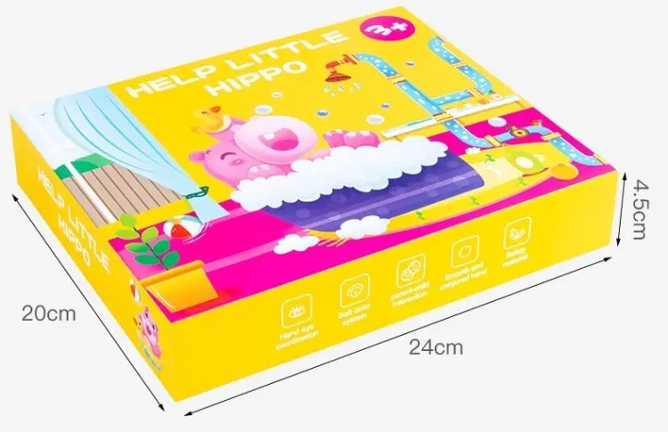 Головоломка ZERDE STORE Помоги Hippo мультиколор купить,NaN