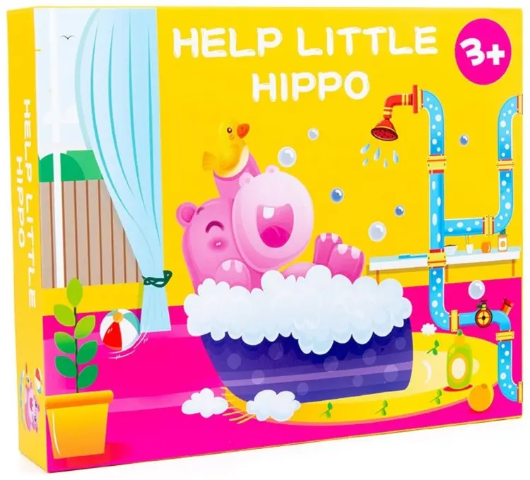 Головоломка ZERDE STORE Помоги Hippo мультиколор купить,NaN