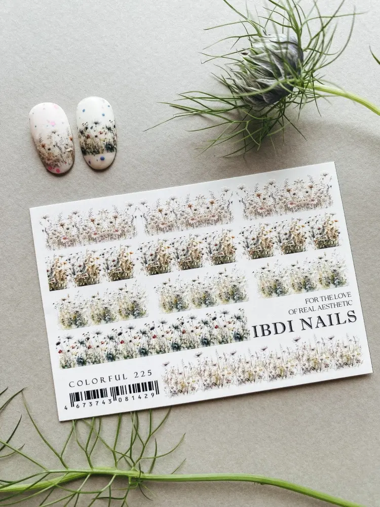 IBDI Nails слайдеры COLORFUL 225 1 шт купить,NaN