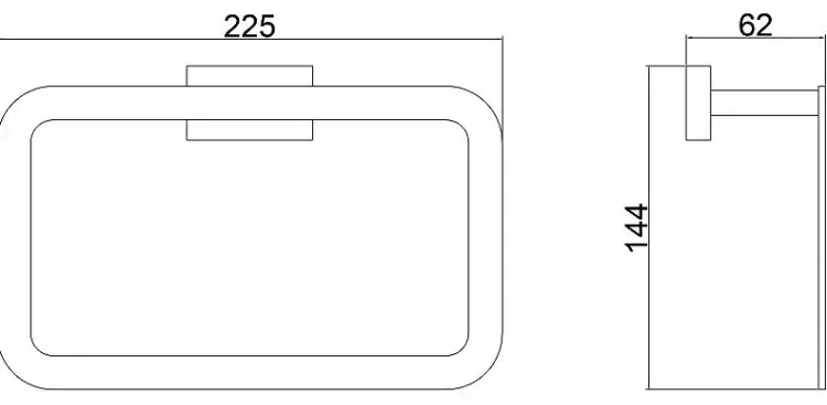 Держатель White House BELZ B90204 1 шт, металл купить,NaN