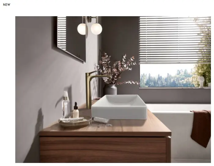 Смеситель Hansgrohe Vivenis CoolStart 75045140, латунь, цвет бронзовый купить,364800