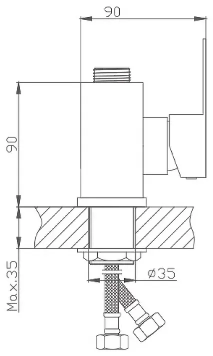 Смеситель для кухни Haiba HAIBA HB73801, латунь, цвет стальной купить,NaN