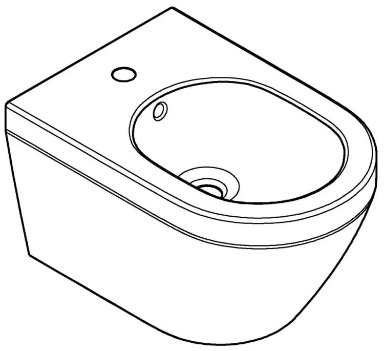 Биде Grohe Euro Ceramic 102487SH00, санкерамика