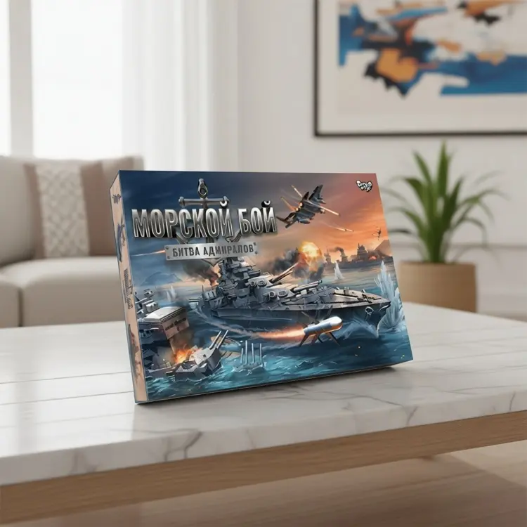Настольная игра Danko Toys Морской бой. Битва адмиралов купить,NaN