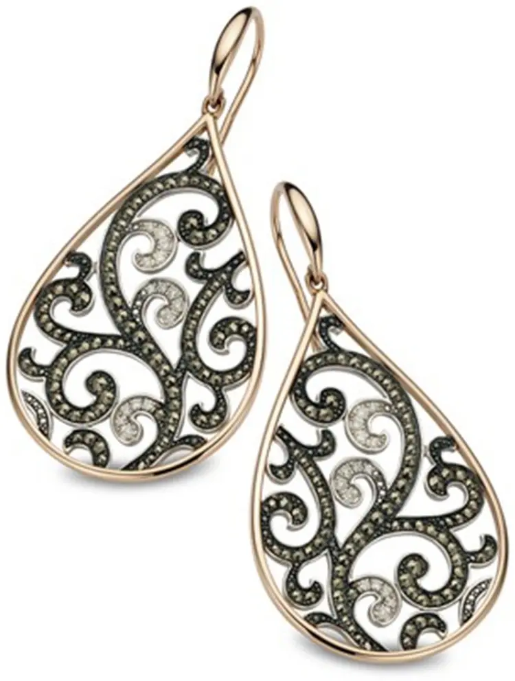 Серьги Tirisi TM7012D(2P) вес 6.8 г золото, серебро, бриллиант, марказит купить,2110000
